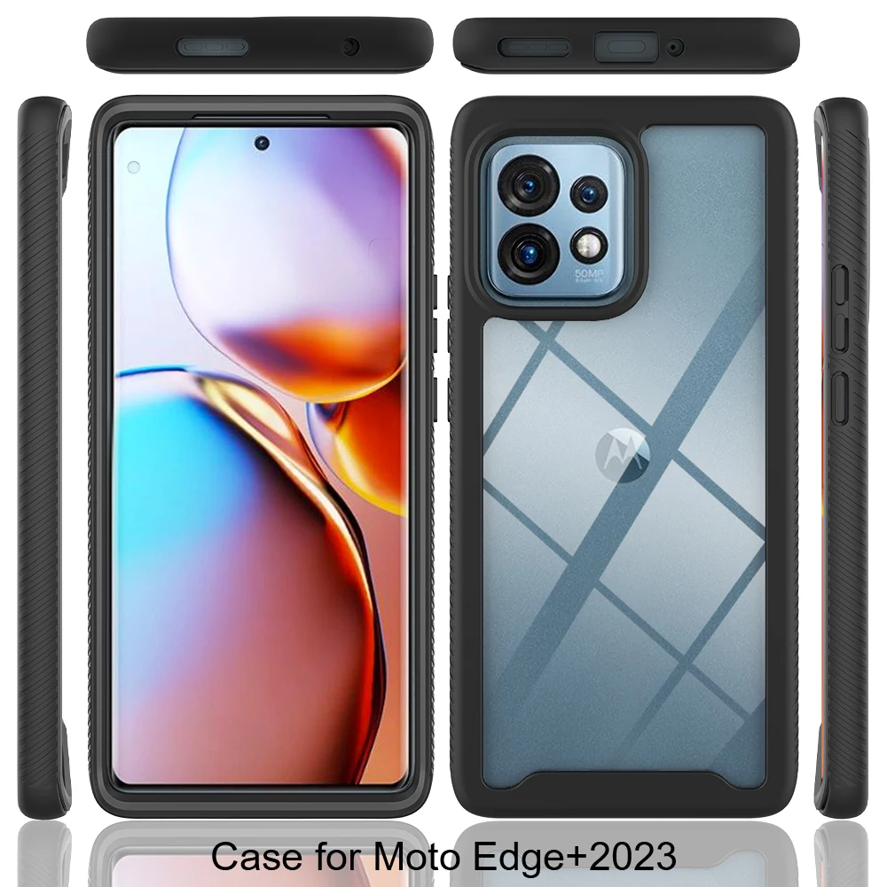 SEAHAI Cover per Motorola Edge 40 Pro, Ultra Sottile Custodia