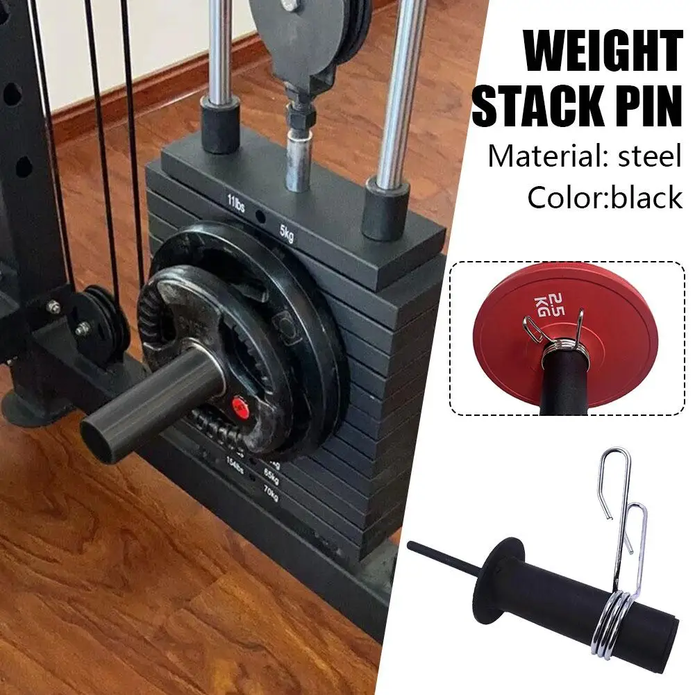 

Fitness Weight Cable Stack Extender Pin Barbell Weigth Pin Training Strength Pin Replacement Of Loading Rod Equipment Plate G1T0