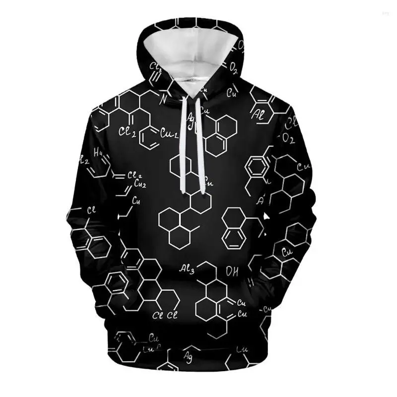 thumbnail image 1 of Sudadera con capucha con estampado 3D de fórmula científica para hombre, divertida sudadera con gráfico de química, logística de matemáticas, ropa de calle, sudadera informal para hombre, 1 of 5