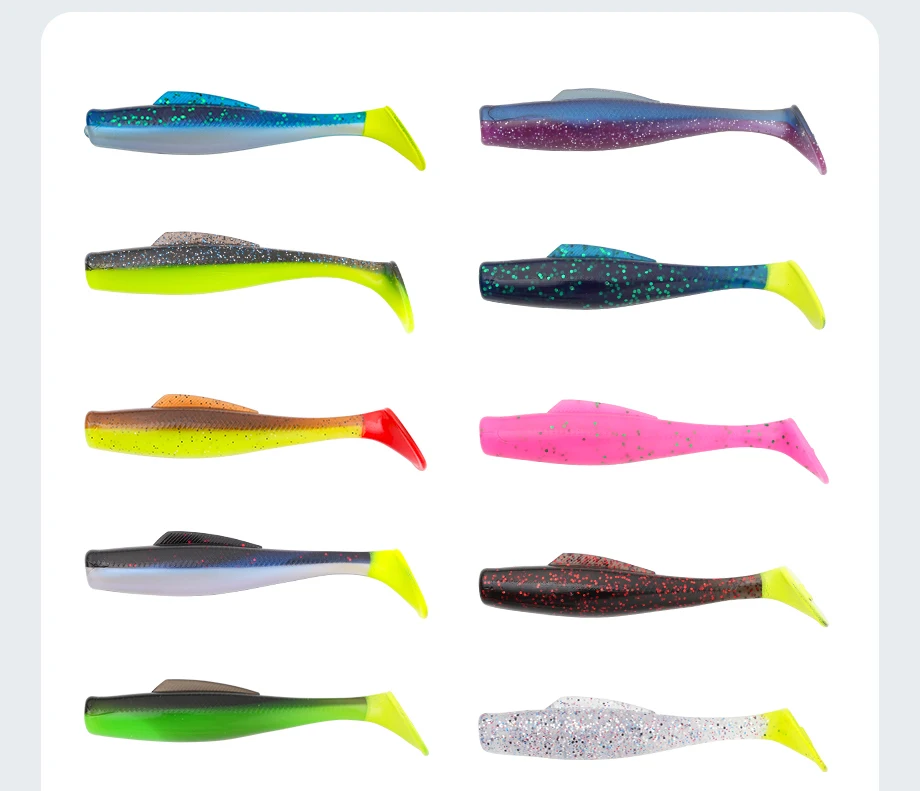 TPR schwimmender weicher Köder, 12 cm, 13,4 g, Angelköder, 5 Stück/Packung, weicher Kunststoff, Swimbait Z-MAN, MinnowZ, Paddelschwanz, weicher Wurm – Detail 7
