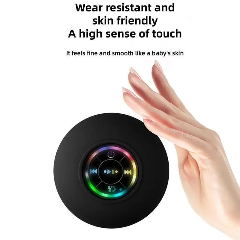 Portable Suction Cup Waterproof Luminous Bluetooth Speaker bluetooth speaker
