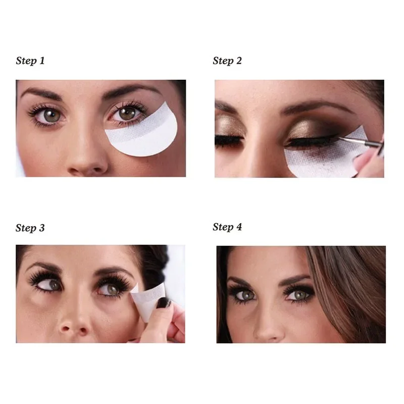 Makeup Tools 20/30/50 Pcs Eye Makeup Stencils Disposable Eyeshadow Stickers Eyeliner Shield Grafted Eyelashes Isolate Eyelash Removal Patches