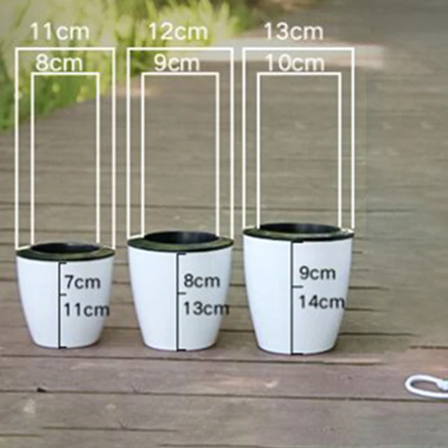 Lusta Virág Automatikus Edény Virágcserapár Utáni Porcelán Sorozat Műanyag Ön Öntöző Asztal Otthoni Kerti Dekoráció - Image 4