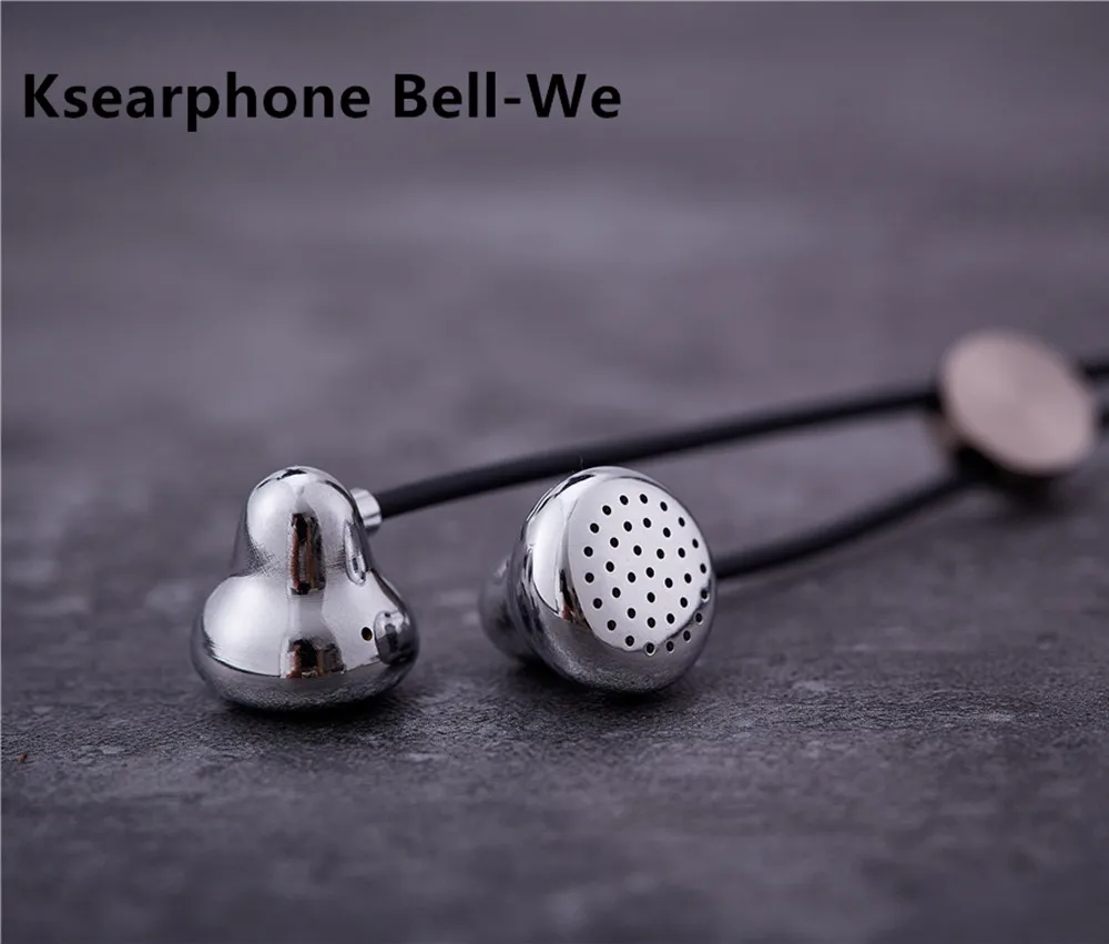 

Ksearphone Bell-We HIFI Bass Flagship Flat Head Heavy Bass Hifi Music Monitor Audiophile Musican Earphones Earbuds Earplugs