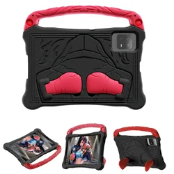 Children's Shockproof EVA Stand Case with Handle - Boxing Champion Design for Mi Pad 6 Pro 11inch (Black Red)