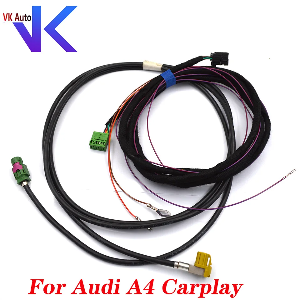 Cavo AMI USB Per Audi A4 A5 B9 8W Q5 Q7 - Interfaccia AUX-IN Per CarPlay E Smartphone, Compatibile Con 8W0035736 8 PIN