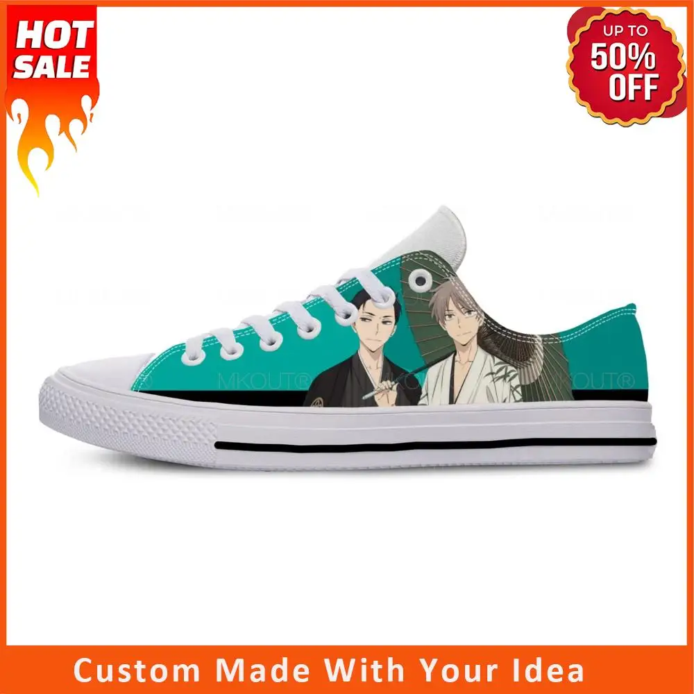 

Кроссовки Fugou Keiji Kanbe Daisuke мужские и женские, аниме балансировка, без ограничений, повседневные тканевые туфли с низким верхом, легкие дышащие, с 3D принтом