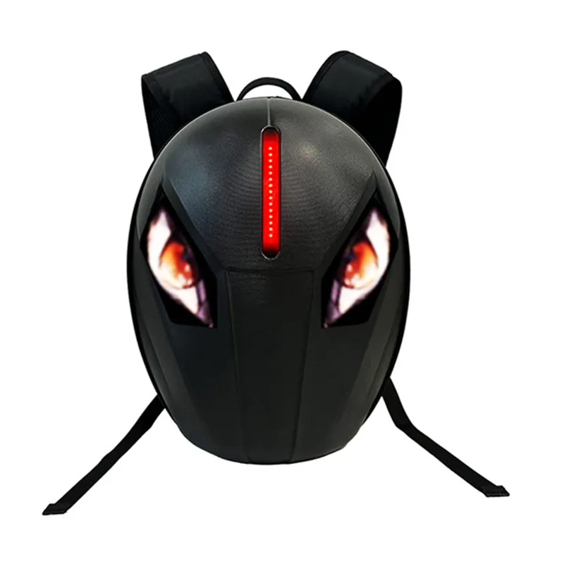 Waterproof LED Light Backpacks Motorcycle Bike Cycling Men's And