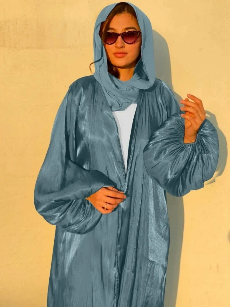 Kaftan Abayas 여성용 기모노 무술망 가디건, 두바이 아바야 터키 이슬람 아랍어 무슬림 롱 드레스 로브