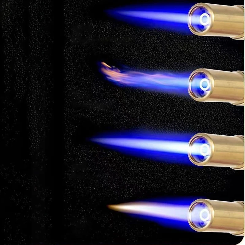 Portable Welding Gas Torch Flame Butane Burner Outdoor Camping BBQ Lighter Flamethrower gas torch welding torch butane torch gas burner 1Pcs Kitchen Supplies