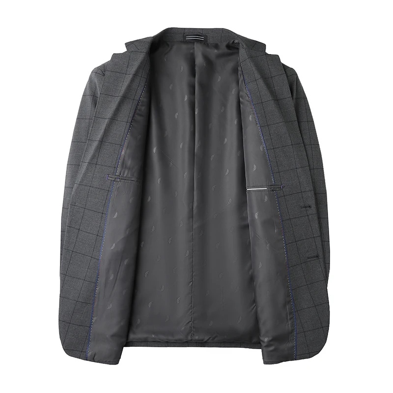 Fashionable Middle-Aged Large Size Suit XL-9XL Handsome Banquet High Quality Business Casual Loose Fit Jacket for plus Size Men