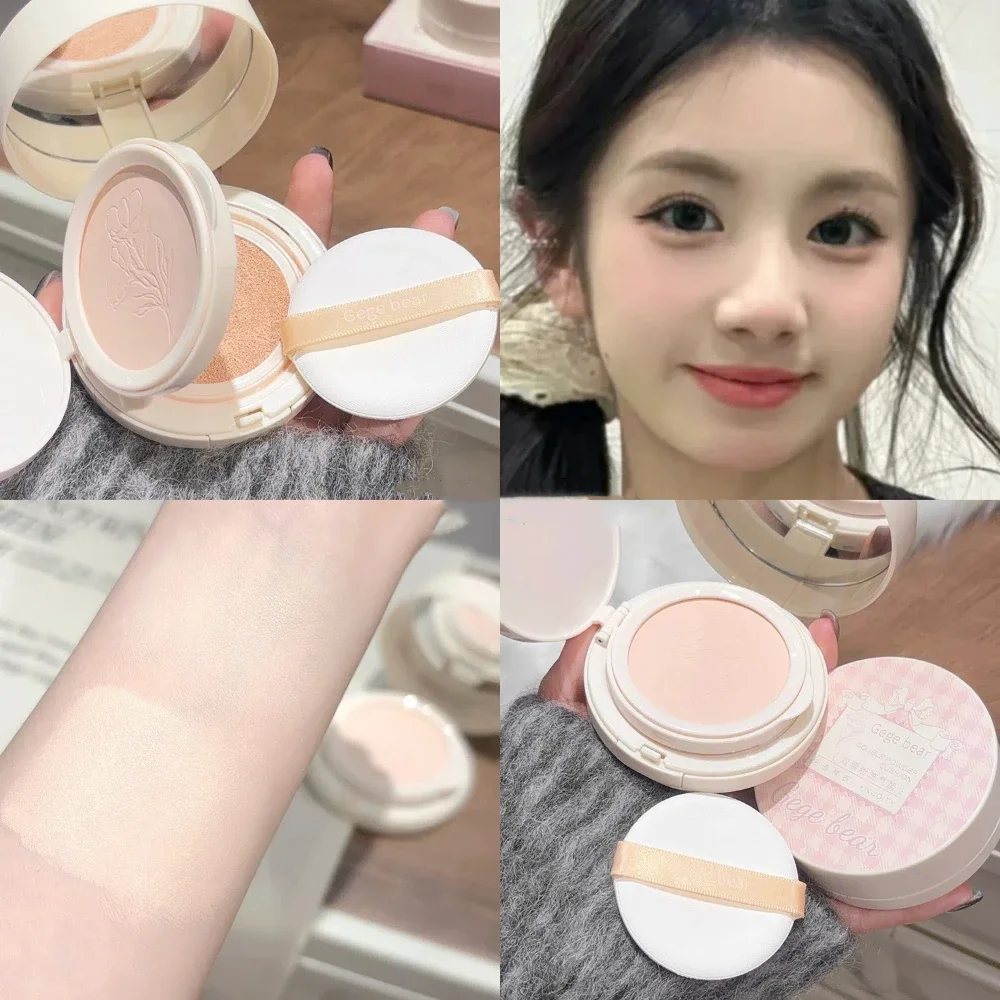 2 In 1 Double Layer Air Cushion Makeup Pressed Powder Foundation