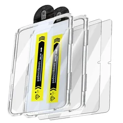 Premium Tempered Glass Screen Protector - Easy Install, HD Clear, Anti - Scratch Protective Film (2PACK)