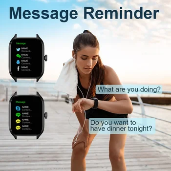 LAXASFIT 2025 New Women's Smart Watch 2.01 Full Touchscreen Bluetooth Call Heart Rate Monitor Sports Men's Smartwatch 2