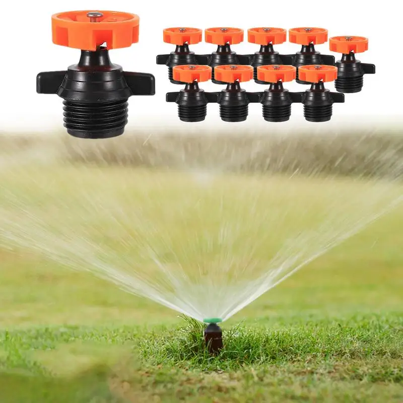 

10pcs Hose Head Sprayer Small Garden Sprinkler Water Sprinklers Gardening Hose Nozzle Sprinkler Heads 360 Rotation Garden Spray