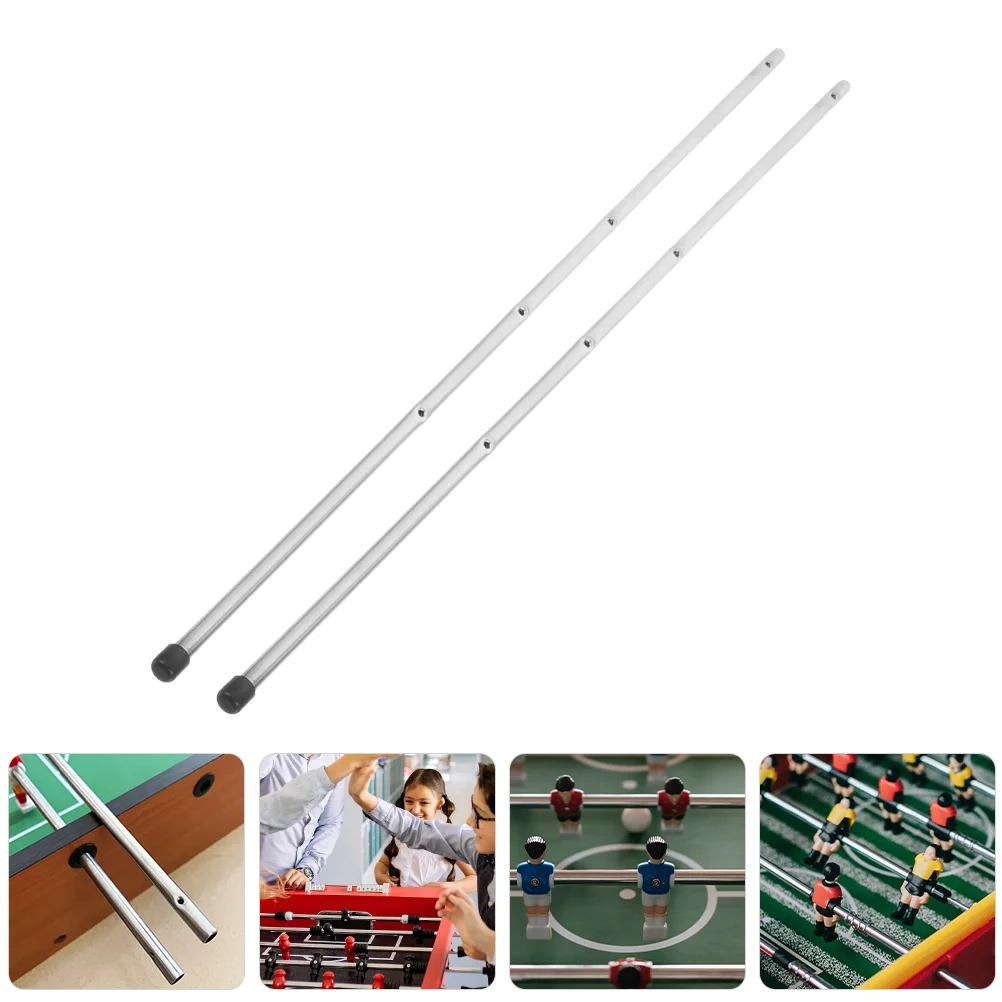 

2 Pcs Foosball Machine Table Soccer Operation Rod Kids Football Pole Accessories