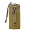 Outdoor Molle Water Bottle Bag Rack Camping Hiking Bicycle Bottle Bag Pulling Rope Multi functional Bottle Bag 2