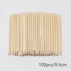 Premium Nail Cuticle and Manicure Wooden Sticks (100Pcs 9.5cm)