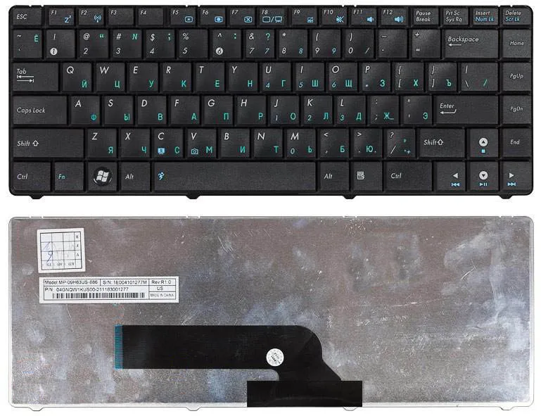 Keyboard for Asus 0kn0-cx1ru01 Russian Black | Компьютеры и офис