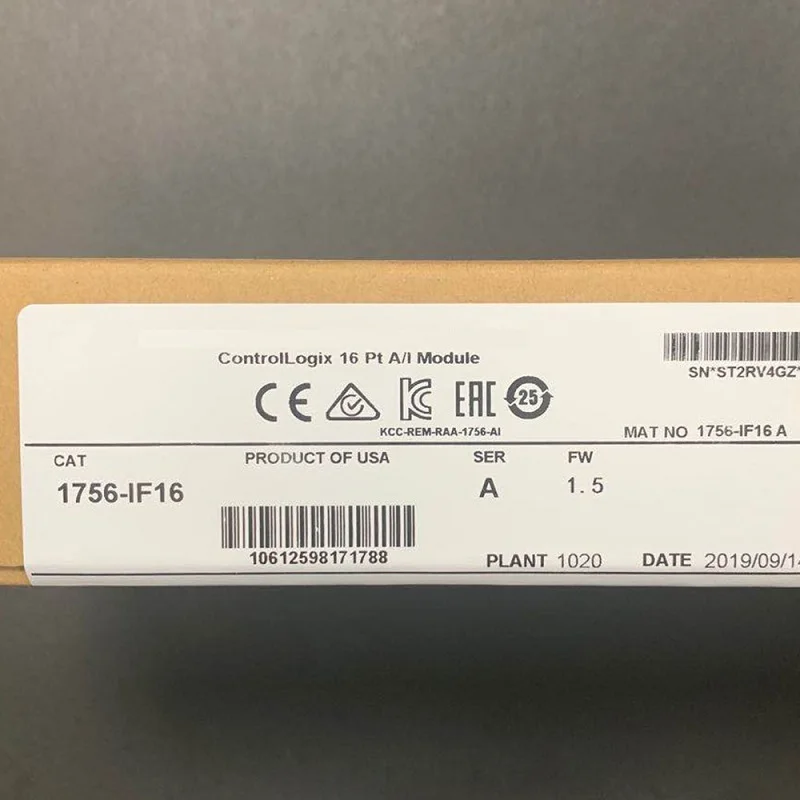 

For 1756-IF16 PLC Analog Input Control Module in Box