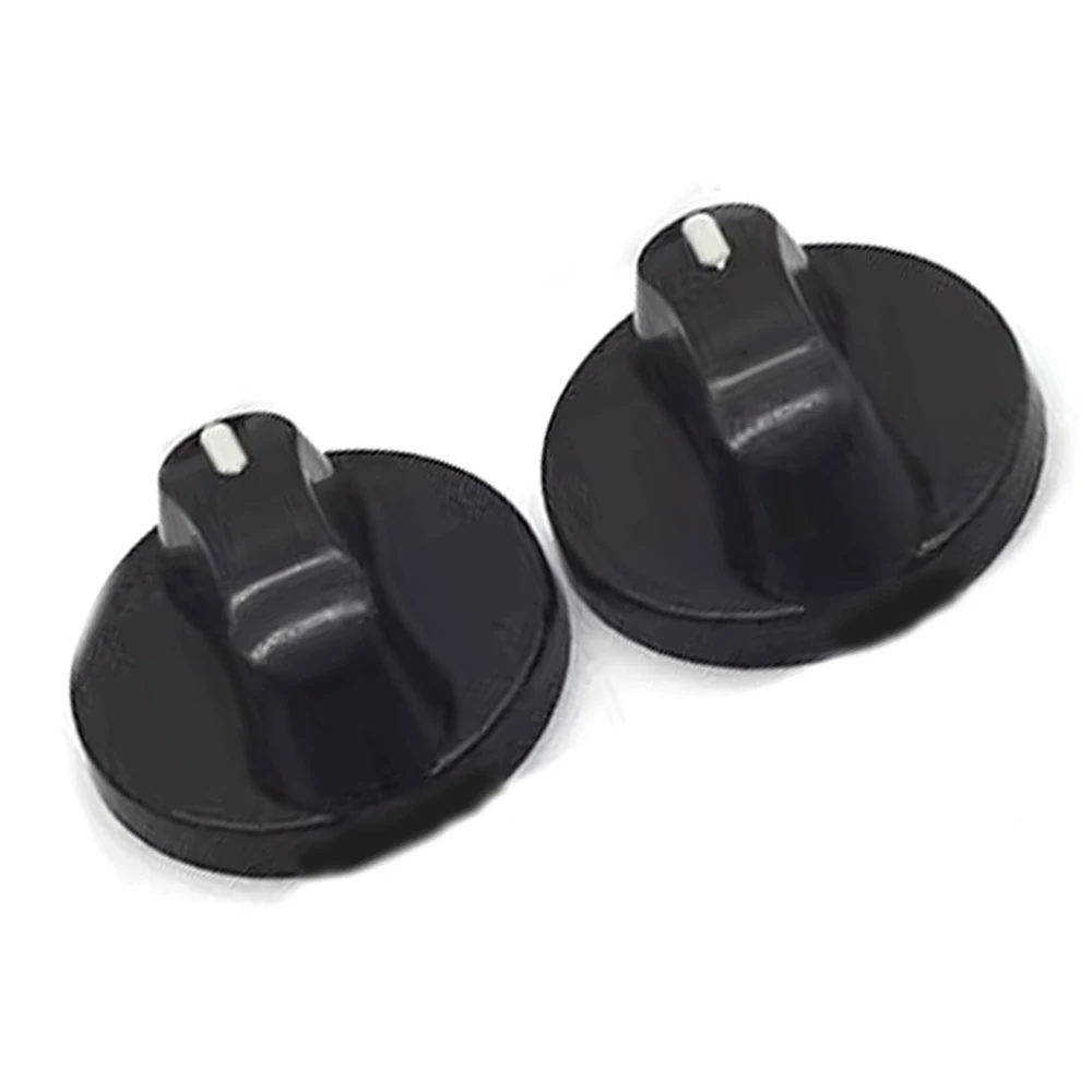2pcs 8mm gas cooker knob rotary switch cooker parts plastic alloy round knob burner oven panel handle for gas home use