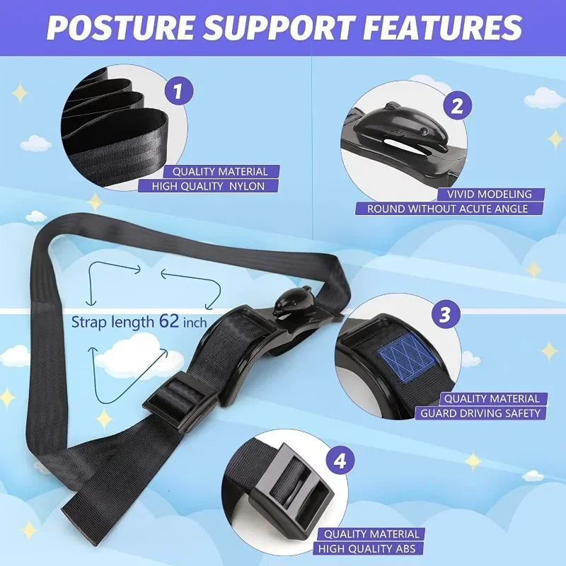 Maternity Seat Belt Adjuster & Protector Kit