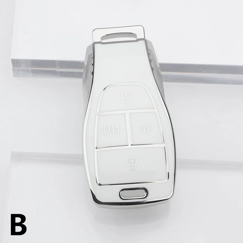 Premium TPU Key Fob Case Cover with Keychain Attachment
