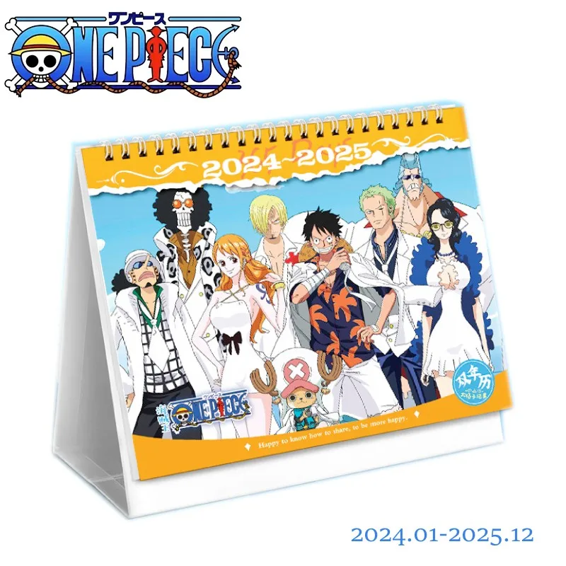 

2024 Anime One Piece Calendar Anime Luffy Roronoa Zoro Calendar Kawaii Cartoon Calendar Learning Almanac Countdown