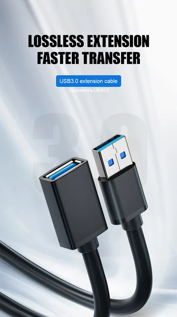 AINOPE USB Extension Cable,USB Extender,USB 3.0 Extension Cable, Male To Female