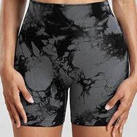 Tie Dye Summer Shorts Woman Fitness Seamless High Waist Sport Shorts Running Outdoors Skinny Shorts Activewear Running Outdoors - Image 2
