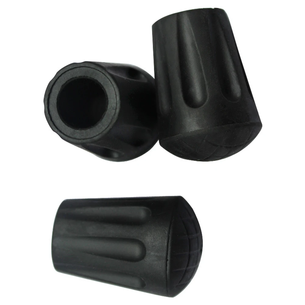 Walking Cane Crutch Rubber Pad Heavy Duty Ferrule End Bottom Replacement Feet Camping Cane Parts 6 Types Outdoor Accessories Set