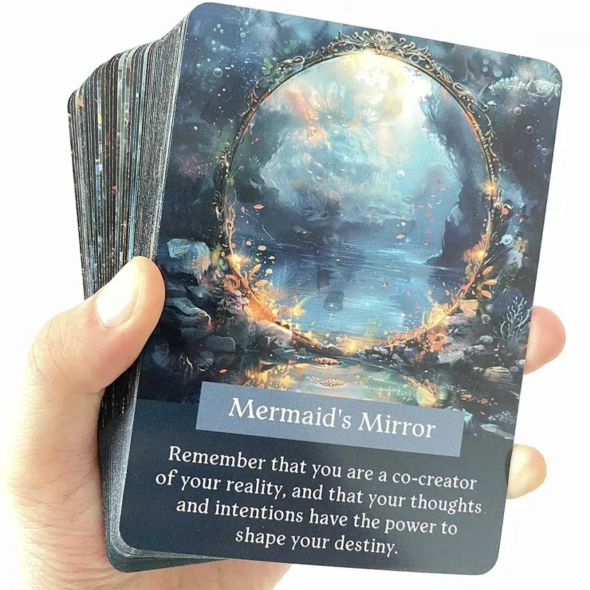 46pcs 12x8.6 cm Ocean of Wisdom Oracle Cards  Games No Manual 3