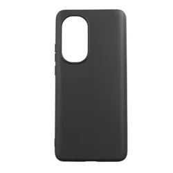 Sleek Silicone Protective Back Case for Motorola Edge 6.6 - Soft TPU Cover (Black)