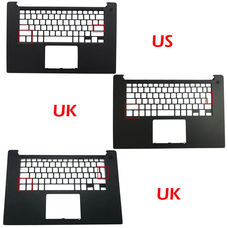 

Стробочка для ноутбука DELL XPS 15 9550 Precision 5510 P56F, верхний чехол для ноутбука 0JK1FY 0WKFHP 0D6CWH, черный