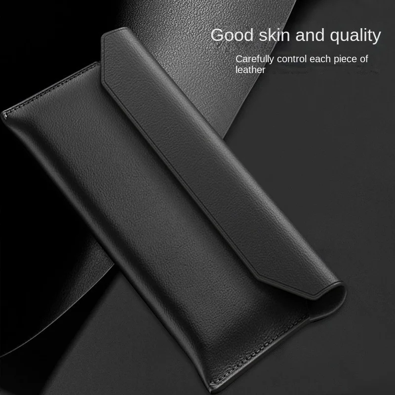 Genuine Leather Magnetic Pouch Case for Huawei Mate XS 2 Protective Bag Cover for Huawei Mate XS2