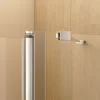 43 in.  W * 58 in.  H Frameless Folding Shower Doors for Bathtub, 1/4" (6mm) Thick SGCC Tempered Glass Door 4