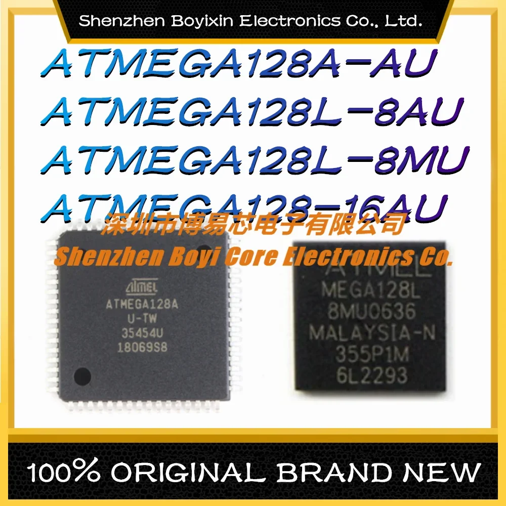 ATMEGA128A-AU ATMEGA128L-8AU ATMEGA128L-8MU ATMEGA128-16AU New Original Genuine Single-chip Microcomputer (MCU/MPU/SOC) IC Chip original genuine iap15f2k61s2 28i lqfp44 1t 8051 microprocessor single chip microcomputer chip