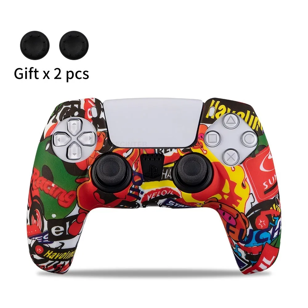 Silicone Anti-Slip Protective Cover with Thumb Grips
