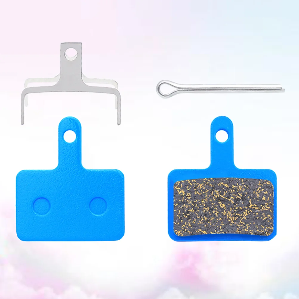 

2pcs Disc Brake Pad Mountain Bike Hydraulic Disc Brake Pads Metal Cycling Brake Pads (Blue)