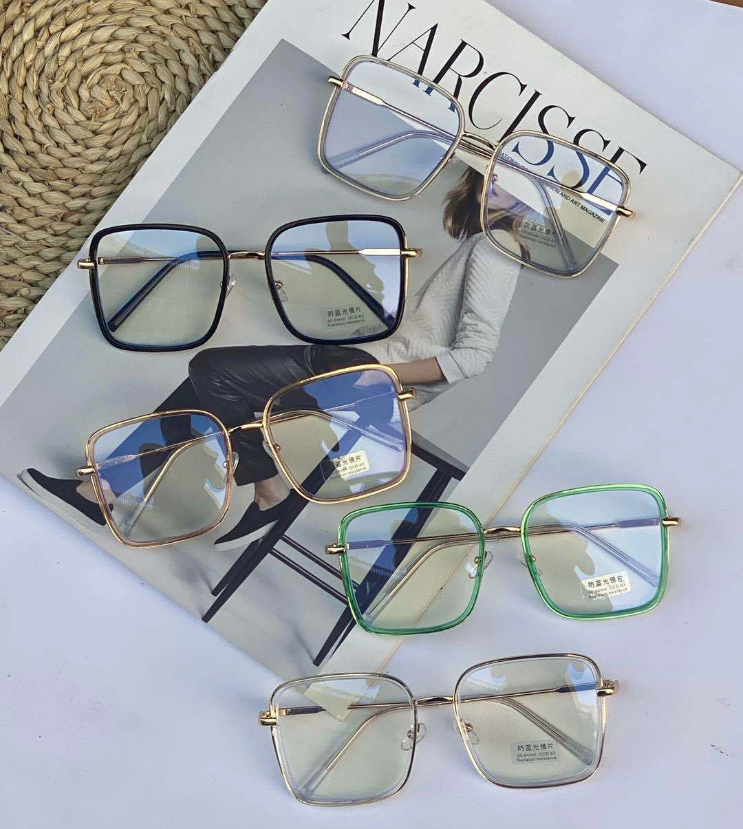 Fashion Classic Metal Anti-Blue Light Glasses Women Men Vintage Round Frame Computer Game Goggles Blue Ray Blocking Eyeglasses,eyeglasses frames,eyeglass frames,optical glasses