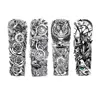 Waterproof Temporary Tattoo Stickers Clock Eye Large Arm Tattoo for Men Women Tiger Animal Fake Tatoo Sleeve 5