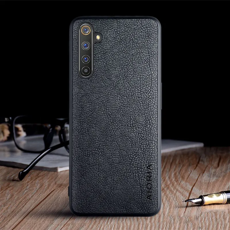 Vintage Leather Solid Color Case - Classic Design and Durable Protection