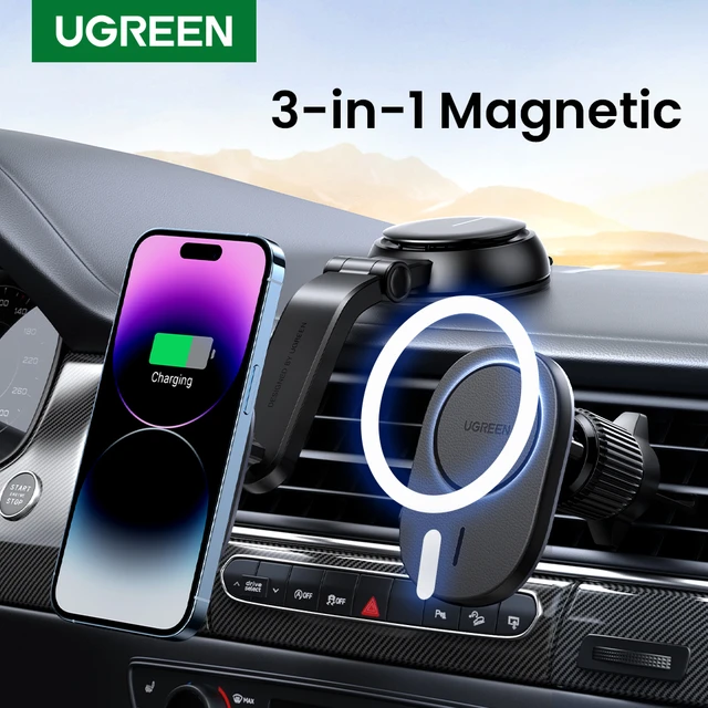 UGREEN Wireless Car Charger Adsorbable For IPhone, 42 OFF