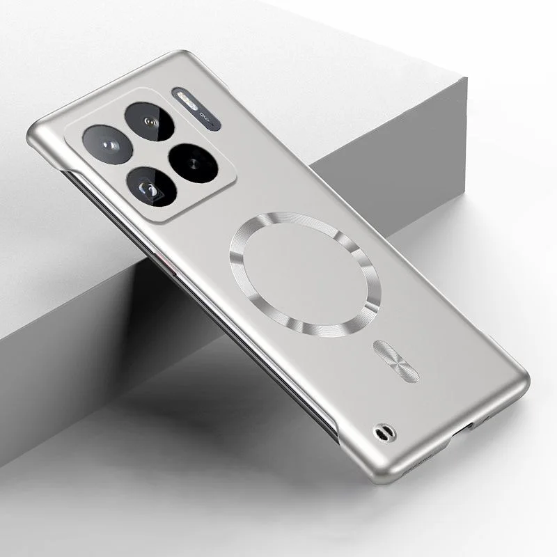 Luxury Metal Painting Slim Frameless Magnetic Hard PC Case