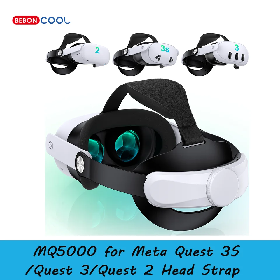 BEBONCOOL MQ5000 Meta Quest 3S/Quest 3/Quest 2 Kopf für Elite VR Headset-Kopfbanddruck-Spiel_voghion.com
