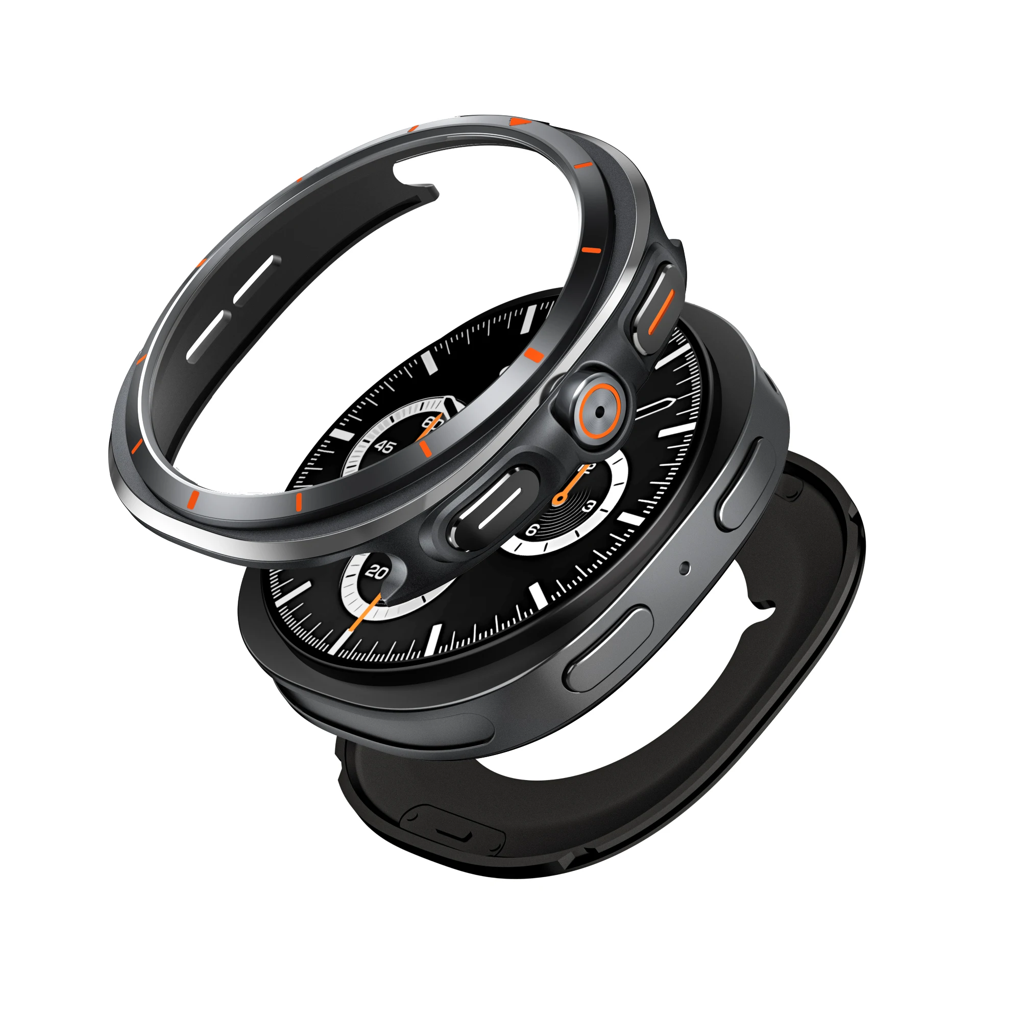 Aluminium Alloy Protective Case for Smartwatch - Premium Modification Accessory