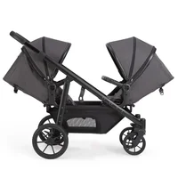 Poussettes jumelles pliantes et inclinables légères pour deux enfants, poussette de voyage pour bébé 2
