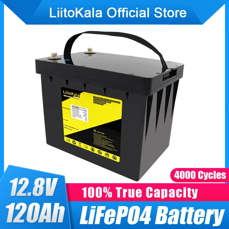 

Аккумулятор LiitoKala lifepo4 на солнечной батарее, 12 В, 12,8 А · ч