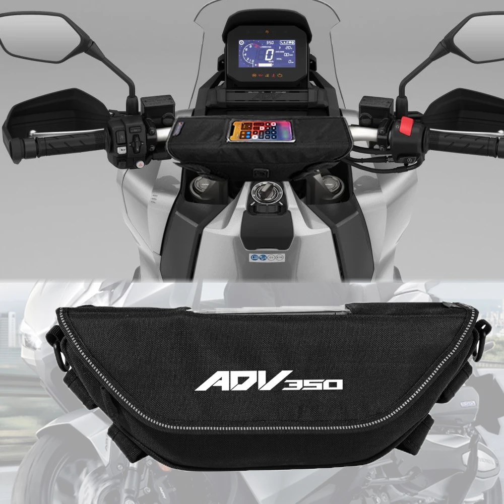 For HONDA ADV350 adv350 ADV 350 Motorcycle accessory  Waterproof And Dustproof Handlebar Storage Bag  navigation bag для honda adv 350 adv350 2022 2023 мотоциклетная 3d эпоксидная наклейка на выхлопную трубу нескользящая декоративная наклейка