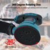 5-Inch Random Orbital Sander 12000RPM 6 Variable Speed Sander Machine Dust Collection System for Woodworking Dust Collection 3